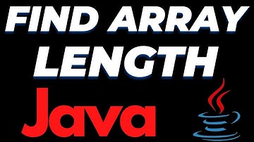 How to find length of array in Java tutorial