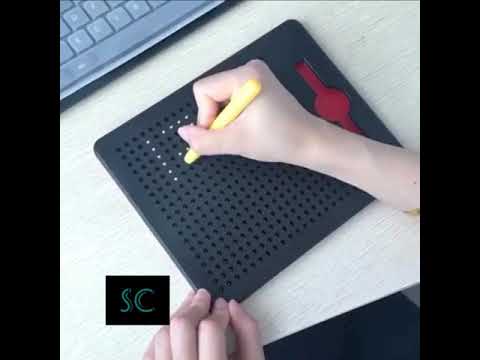 Magnetic Pad - Magna Board with magnetic pen*Crazy 3D Brain Development Magic Construction