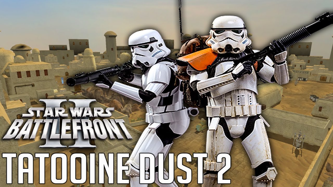 Tatooine: Dust2 [Star Wars Battlefront II (2005)] [Mods]