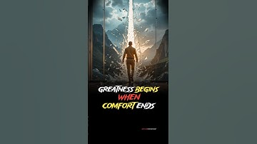Greatness Begins Outside Your Comfort Zone 💪🏆