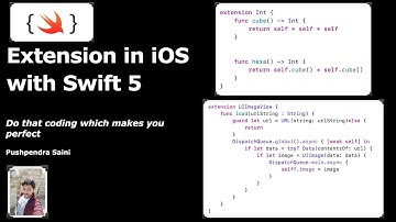 How to use Extension in iOS with swift 5