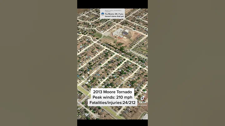 Before and After: EF5 Moore Oklahoma Tornado