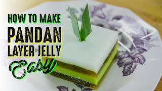 Pandan Layer Jelly Cake