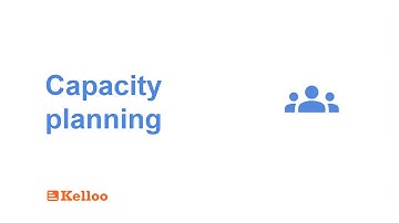 Resource capacity planning in Kelloo | Tutorial