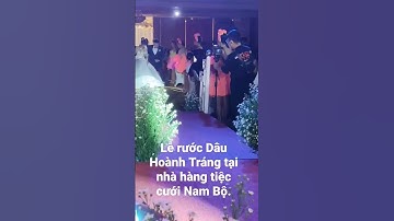 Lễ rước dâu tại nhà hàng tiệc cưới Nam Bộ.