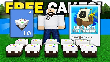 FREE CAKE BLOCKS!! (Tutorial) | Build a boat for Treasure ROBLOX