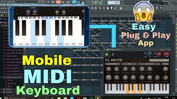 Android Phone as MIDI Controller | MIDI Controller App Tutorial