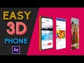 How to Create easy 3D Phone in After Effects | UI Split Screen