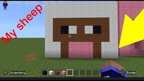 Minecraft Sheep Head tutorial (how to build)
