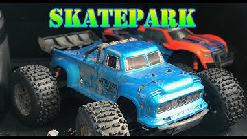 Arrma Notorious 6s & Traxxas Maxx 4s - Skatepark Mayhem