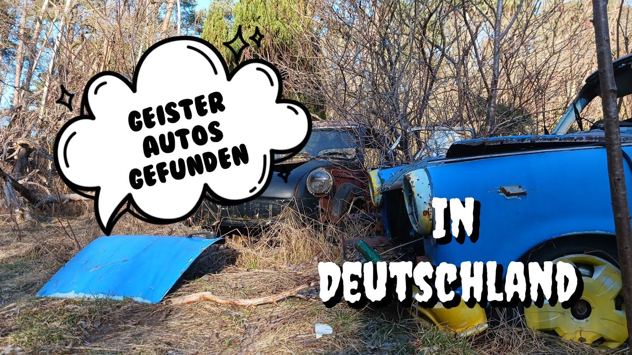 Ich fand 3 verlassene Fahrzeuge