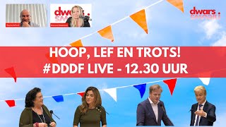 Hoop, lef en trots! #DDDF Live om 12.30 uur met Maurice de Hond en Marianne Zwagerman