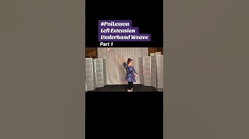 Pt1 Poi Left Extension Underhand Weave #poi #PoiSpinning #PoiDance #FlowArts #PoiTutorial