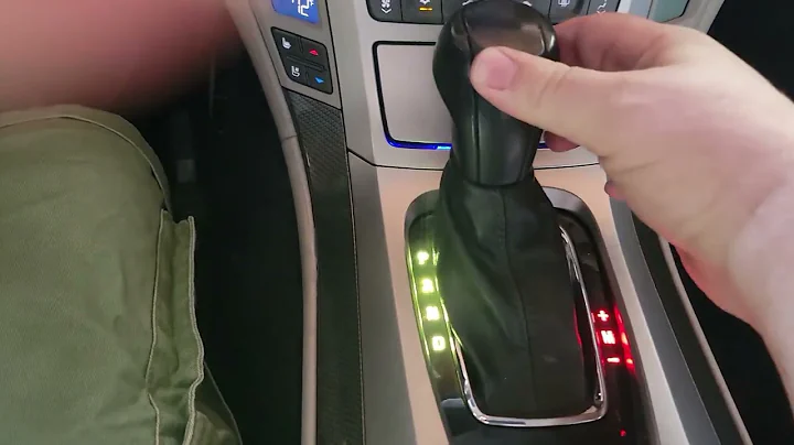 Cadillac CTS gearshifter lighting