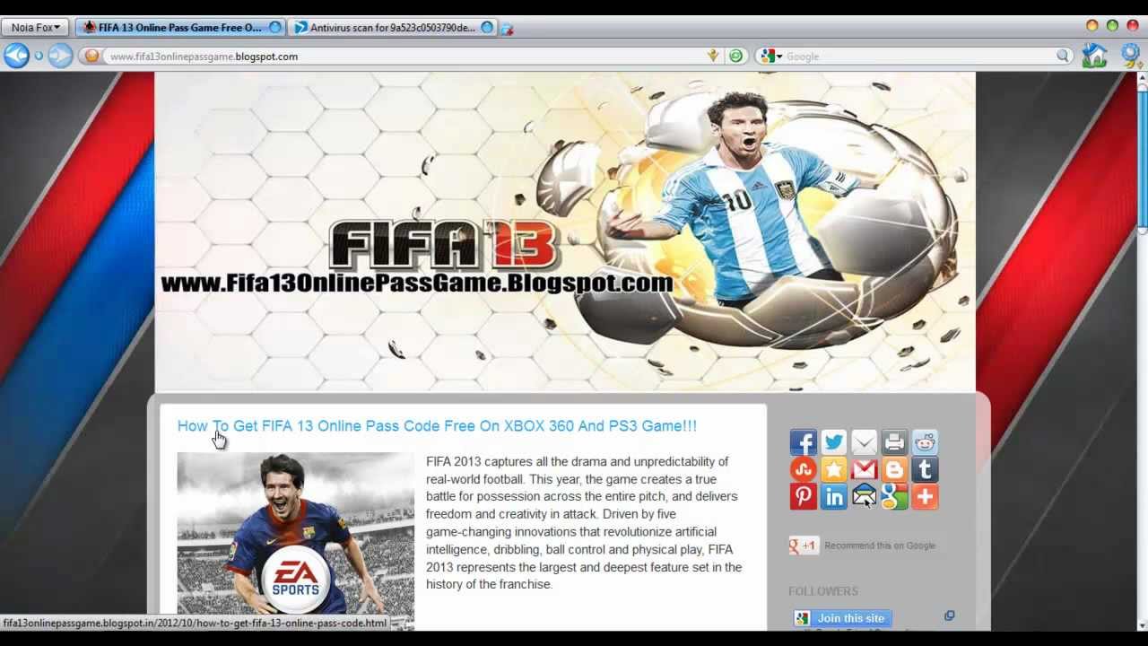 How to Install FIFA Soccer 13 Online Pass Game Free on Xbox 360 