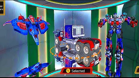 Optimus Prime Transformer Wars: Grand Robot Truck Transform Game 2021 - Android Gameplay
