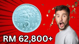 Hidden Gems: Malaysia 5 Sen 2005 Rare Coin Price 2025 | Coin Spyder