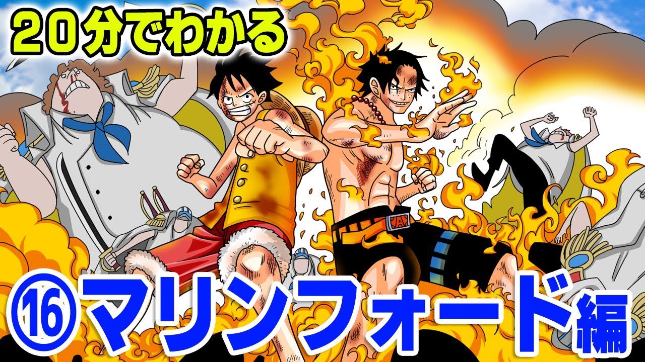 分で分かる マリンフォード編 ストーリー 解説 ワンピース One Piece Youtube