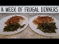 A Week of Frugal Dinners // What We Ate This Week