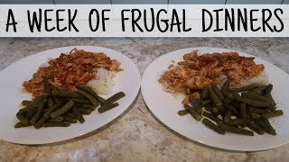 A Week of Frugal Dinners // What We Ate This Week