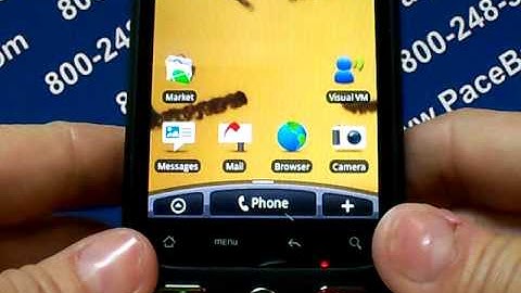 HTC Eris - Erase Cell Phone Info - Delete Data - Master Clear Hard Reset