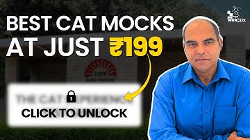 The ONLY Mock Tests you need for CAT 2024 | The CAT Experience Test Series By Arun Sharma