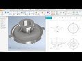 Inventor 2020 Tutorial #102 | 3D Model & Drawing 2D