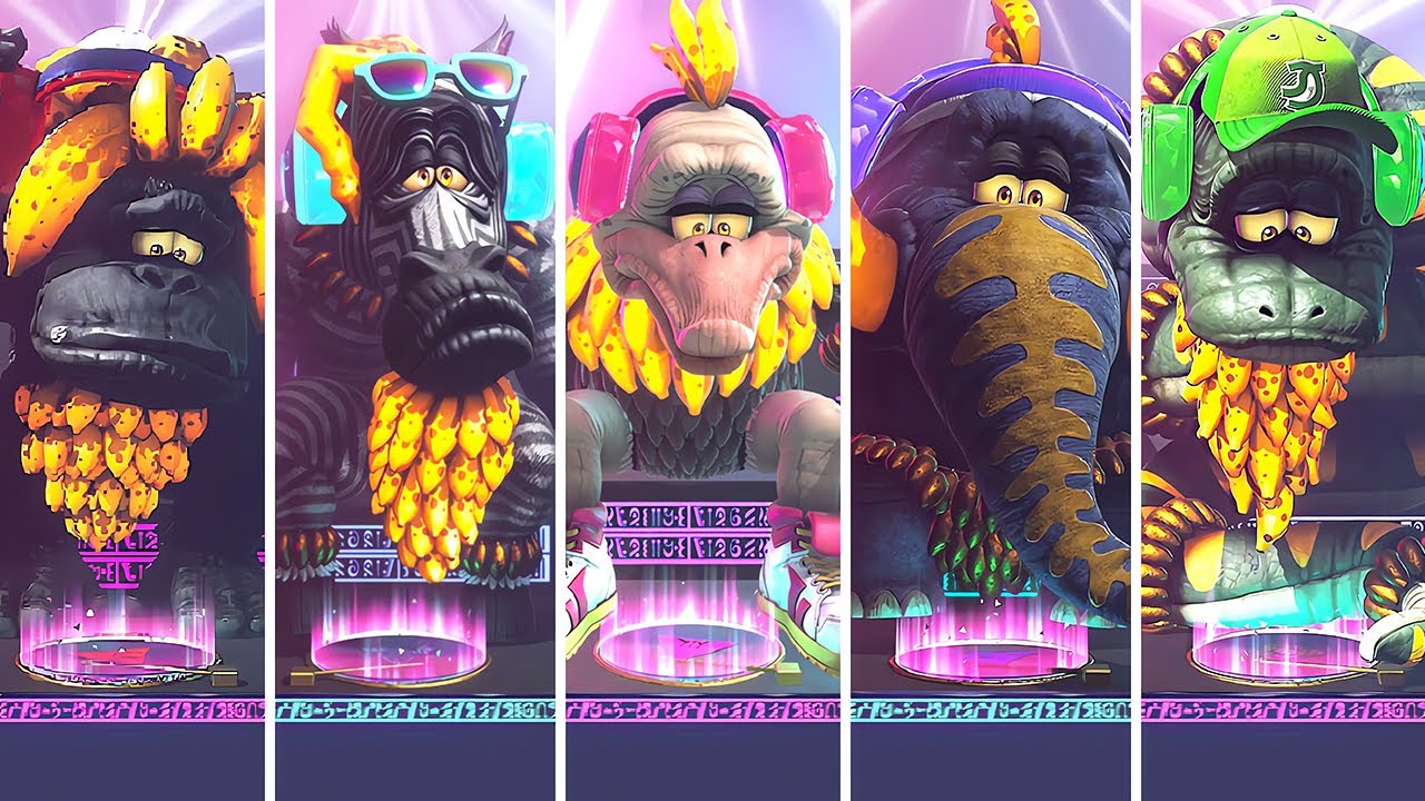 Donkey Kong Bananza - ALL 6 Rehearsals (All Bananas & Balloons)