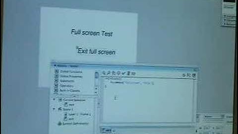 Flash Tutorial - Full Screen