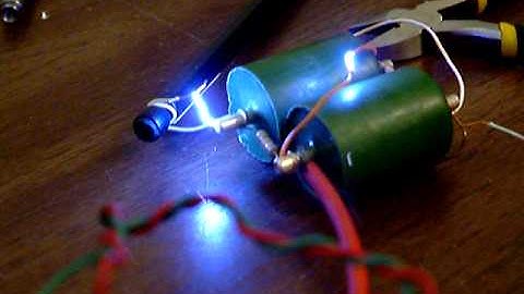 2 stage high voltage Marx generator firing test