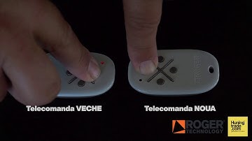 Metoda de copiere telecomenzi M80/TX44R ,marca ROGER TECHNOLOGY