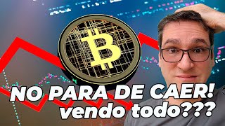 NO PARA DE CAER BITCOIN! VENDO TODO?!!! #bitcoin #bullrun #crypto #finanzas