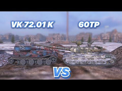 Видео: НА ЗАБИВ#104 | ТЯЖИ С ИМБОВЫМ СНАРЯЖЕНИЕМ | VK 72.01 K vs 60TP Lewandowskiego | WoT Blitz