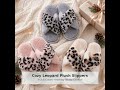 Leopard Print Slippers for Women | Cozy Soft House Shoes #shorts