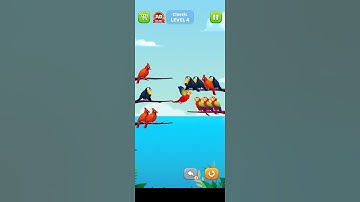 #Bird sort#color Puzzle Trailer#viral#reels