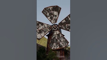Old windmill #3d #art #blender
