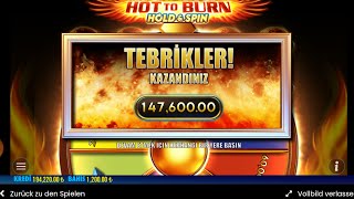 #slot# Hot to Burn Hold  and Spin manyak oyun kazandik 😀 jackpot nice big win end card screenshot 2