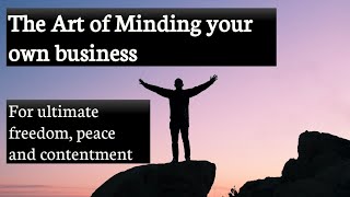 5 Ways To Mind Your Own Business  How To Mind Your Own Business