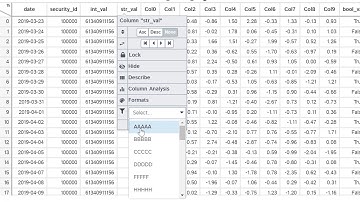 D-Tale 1.8.0 - Interactive Column Filtering