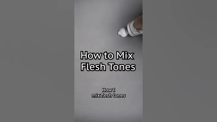 How to mix skin tones #oilpainting #howto #artist #artprocess #howtopaint #fineartist #paints