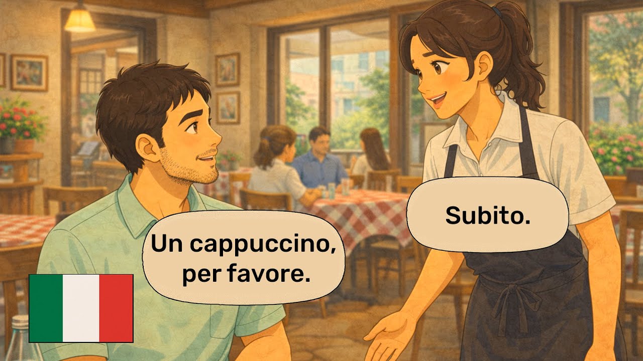18 минут простых разговоров на итальянском для начинающих