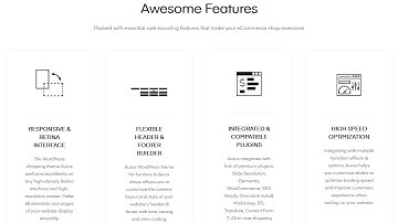 Auros - Furniture Elementor WooCommerce Theme