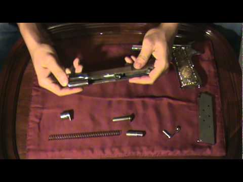 How to disassemble a 1911 .45 - YouTube