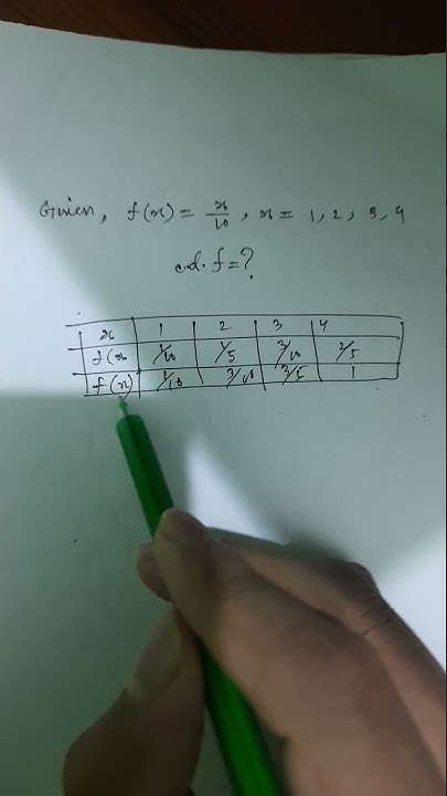 how to convert pdf to cdf discrete probability function|#shorts - YouTube