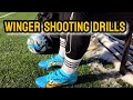 Wingers shooting drills  individual football training session  football asmr 