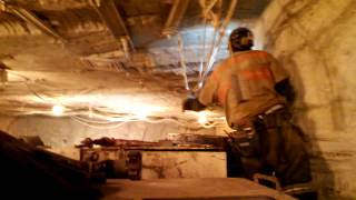 Riding underground at Hunter Peerless Mine Elk Run