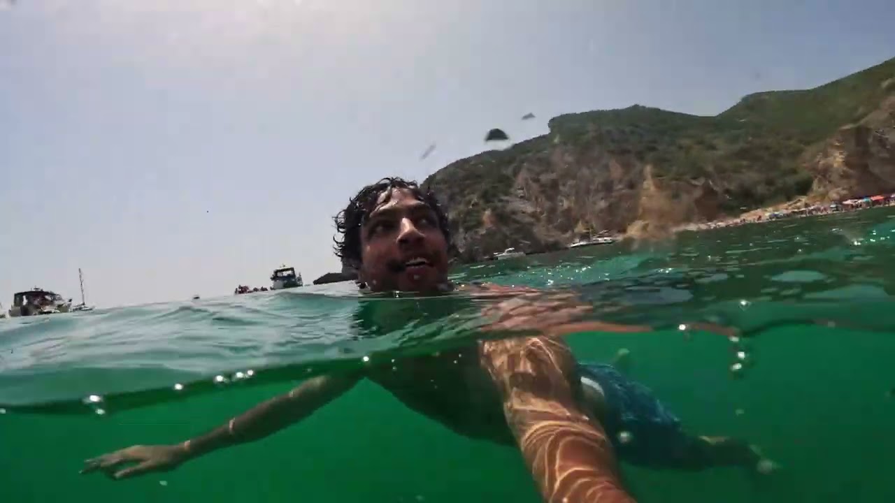 🏖️Praia do Ribeiro do Cavalo, Sesimbra 🌊🤿 - PORTUGAL 🇵🇹  GoPro hero 2025
