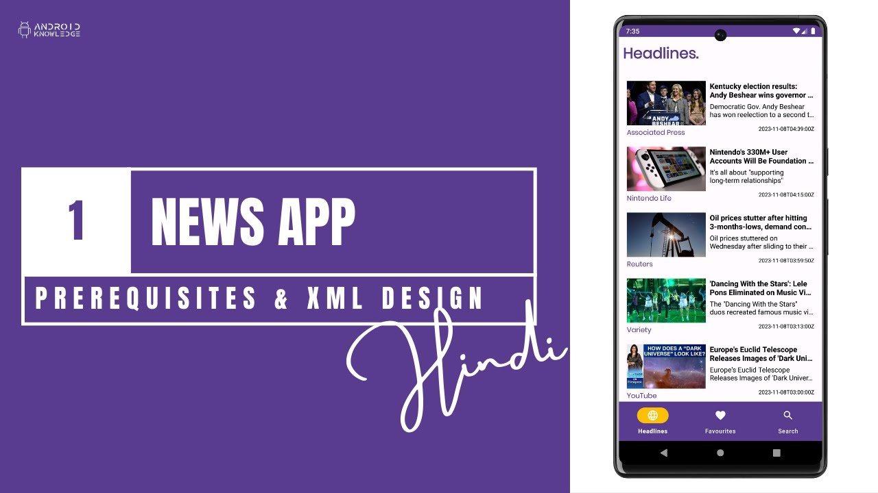 The News App in Android Studio using Kotlin | Part 1: Prerequisites ...
