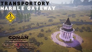 Conan Exiles: Transportory Marble Gateway (Speed Build/ No mods)
