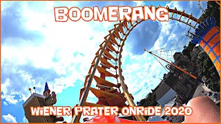 Wiener Prater Boomerang Onride Rollercoaster Österreich 2020 Freizeitpark Kirmes Tester Kermis